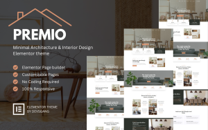 Premio minimal architecture interior design elementor theme.png