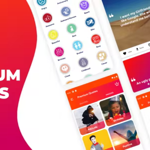 Premium Quotes - Android Quotes App With Admin Panel, Admob and Applovin Ads