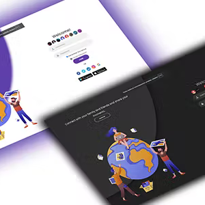 Premium Welcome Page for WoWonder