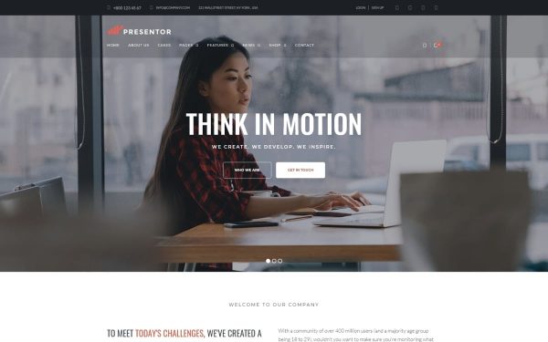 Presentor - Business WordPress Elementor Theme - Image 1