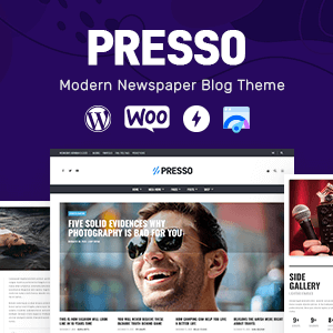 PRESSO - Modern Magazine / Newspaper / Viral Theme
