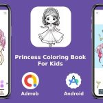 Princess Coloring Book For Kids with Admob + GDPR (Android 13 Supported)