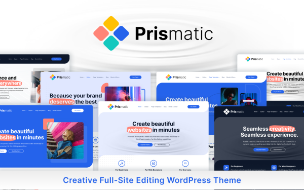 Prismatic - Creative Agency Full-Site Editing WordPress Theme - Image 1