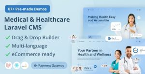 Prohealth medical and healthcare laravel cms with live page builder .jpg