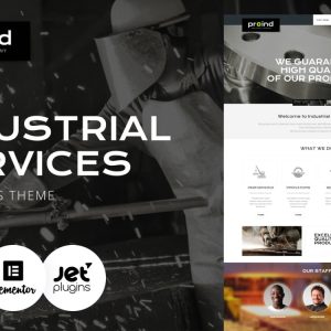 Proind - Industrial Services Multipurpose Modern WordPress Elementor Theme