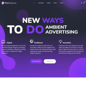ProMotionic - Promotion Agency WordPress Theme