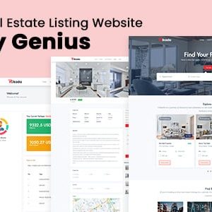 Property Genius - Real Estate Listing Website with OTP