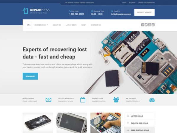 ProteusThemes – RepairPress - Image 1