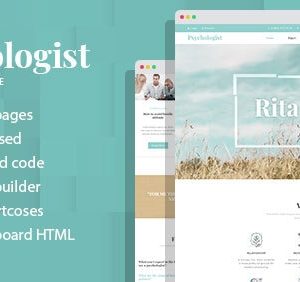 Psychologist - Personal Single & Multi Page HTML Template with Builder