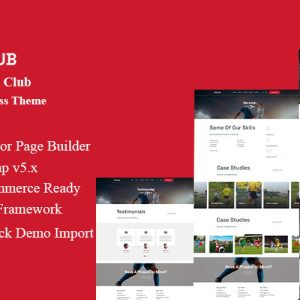 Puclub - Football Club Wordpress Theme