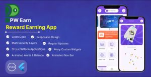 Pw earn reward earning app flutter template codermarket.jpg