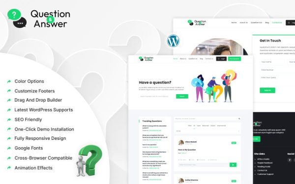 Q&A - Question & Answer WordPress Theme - Image 1