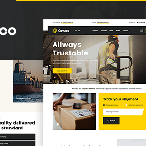 Qesco| Logistic Shipping Company WordPress Theme