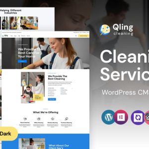 Qling - Cleaning Services WordPress Elementor Theme