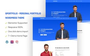 Qportfolio personal portfolio one page wordpress theme.jpg