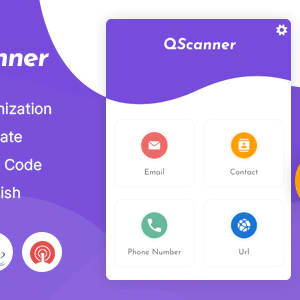 QScanner - Multipurpose QR Barcode Scanner & Generator - Admob - OneSignal Push Notification