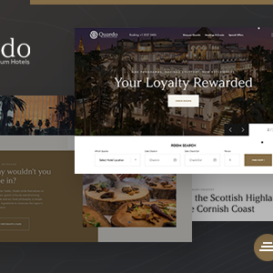 Quardo | Deluxe Hotels WordPress Theme