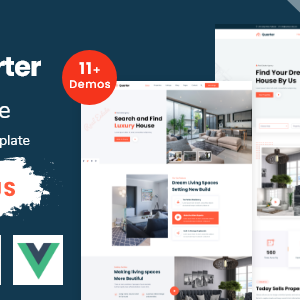 Quarter - Real Estate Vue Nuxt Js Template