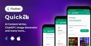 Quickai ai content writer image generator chatgpt flutter app codermarket.jpg