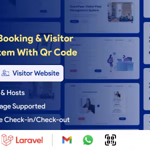 QuickPass - Appointment Booking & Visitor Gate Pass System With Qr Code