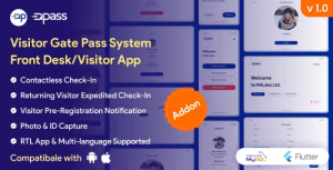 Quickpass visitor gate pass system frontdesk app visitor app codermarket.png
