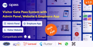 Quickpass visitor gate pass system with admin panel website employee app.png