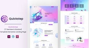 Quickstep IT Services Ready to use Elementor Landing Page