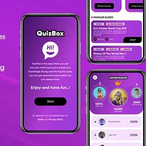 Quizbox - Online quiz application with earning system (Android/Laravel)