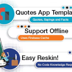 Quotes and Facts Android Project Template | Firebase Admin Panel