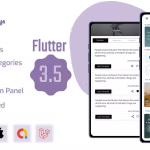 Quotes Maker Flutter App + Laravel Admin Panel