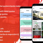 Quotey - Image Quotes, Text Quotes & Quotes Maker (Fully Animated UI)