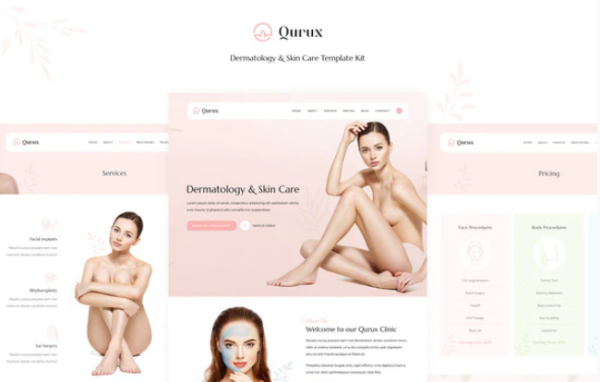Qurux - Dermatology and Skin Care Template Kit - Image 1