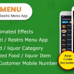 R-MENU ( Hotel / Restro Mobile Menu App)