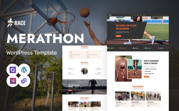 Race - Marathon Events And Running Clubs WordPress Elementor Theme - Image 1