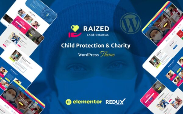 Raized - Non-Profit Charity Organization WordPress Theme - Image 1