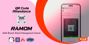 Ramom school qr code attendence codermarket.png