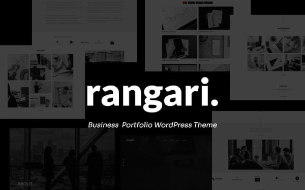 Rangari - Business Portfolio WordPress Theme - Image 1