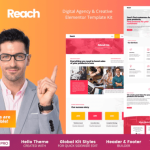 Reach – Digital Agency & Creative Elementor Template Kit vL