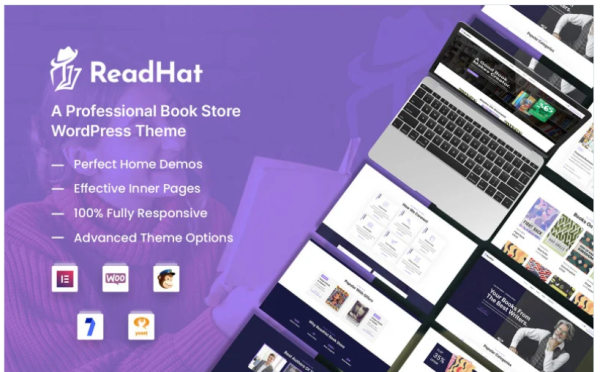 ReadHat - Book Store WooCommerce WordPress Theme - Image 1