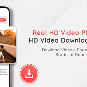 Real HD Video Projector 4K - HD Video Downloader - Android App + Admob Integration