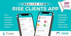 Realise rise crm customer mobile app for android and ios flutter app with.jpg