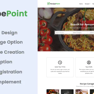 RecipePoint - SaaS Multi Vendor Recipe Platform
