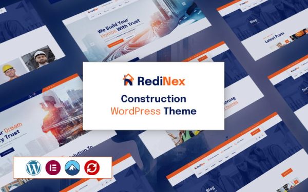 RediNex - Construction WordPress Theme - Image 1
