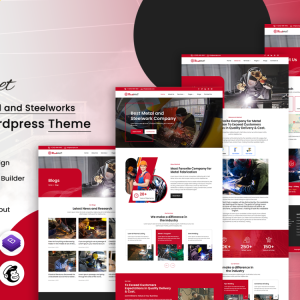 Redmet - Metal and Steelworks Company WordPress Theme