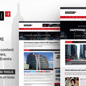 Reendex - Broadcast News Magazine WordPress Theme