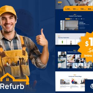 Refurb - Plumber & Handyman Services WordPress Theme