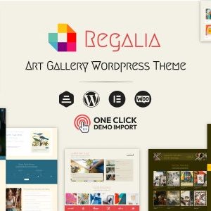 Regalia - Artist Portfolio, Art Gallery Theme