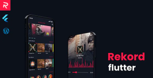 Rekord flutter music application codermarket.png