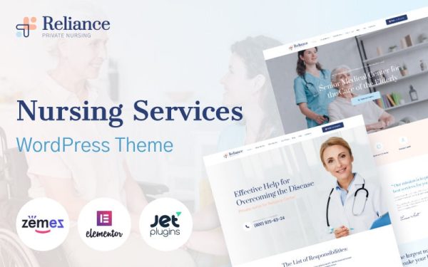 Reliance - Nursing Services WordPress Theme - Image 1