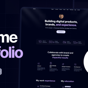 Relome - Personal Portfolio WordPress Theme